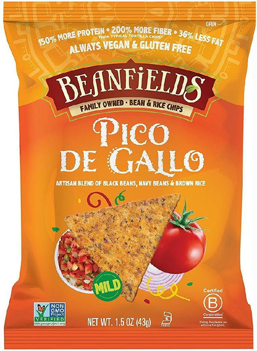 Beanfields: Bean & Rice Chips Pico De Gallo, 6 Oz