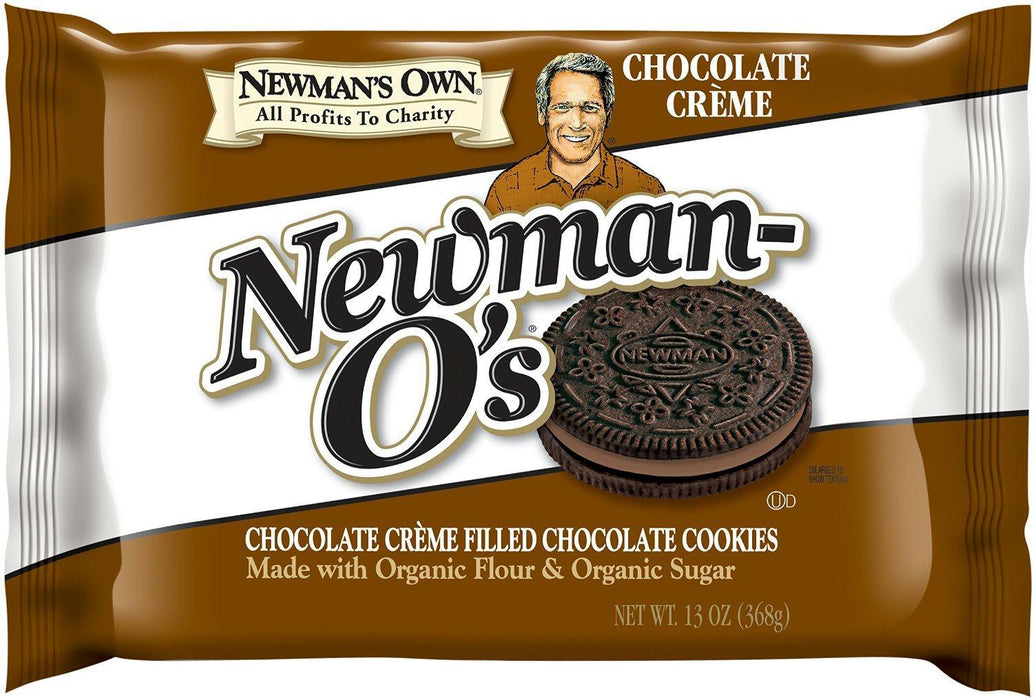 Newman's Own Organic: Newman O's Cookies Chocolate Creme, 13 Oz