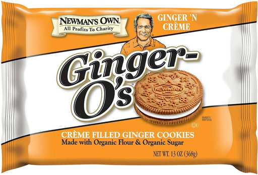 Newman's Own Organic: Ginger-o's Creme Filled Cookies Ginger 'n Creme, 13 Oz