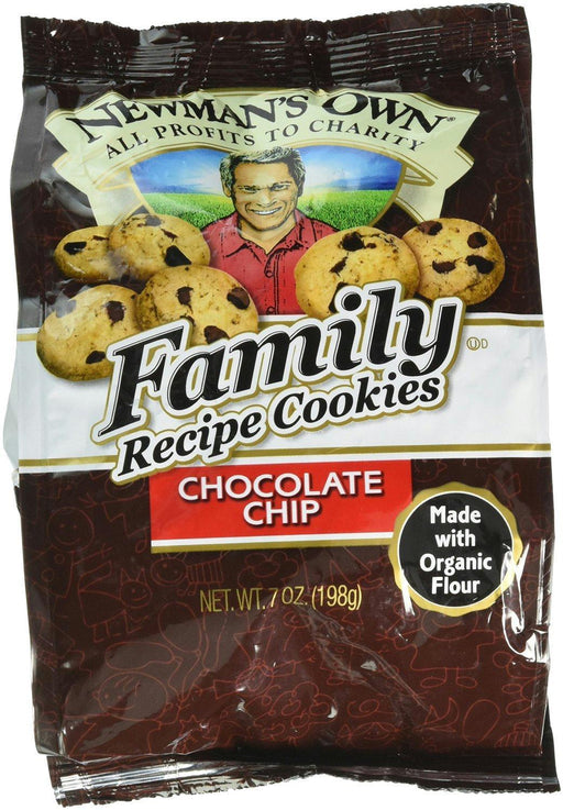 Newman's Own Organic: Family Recipe Cookies Chocolate Chip, 7 Oz