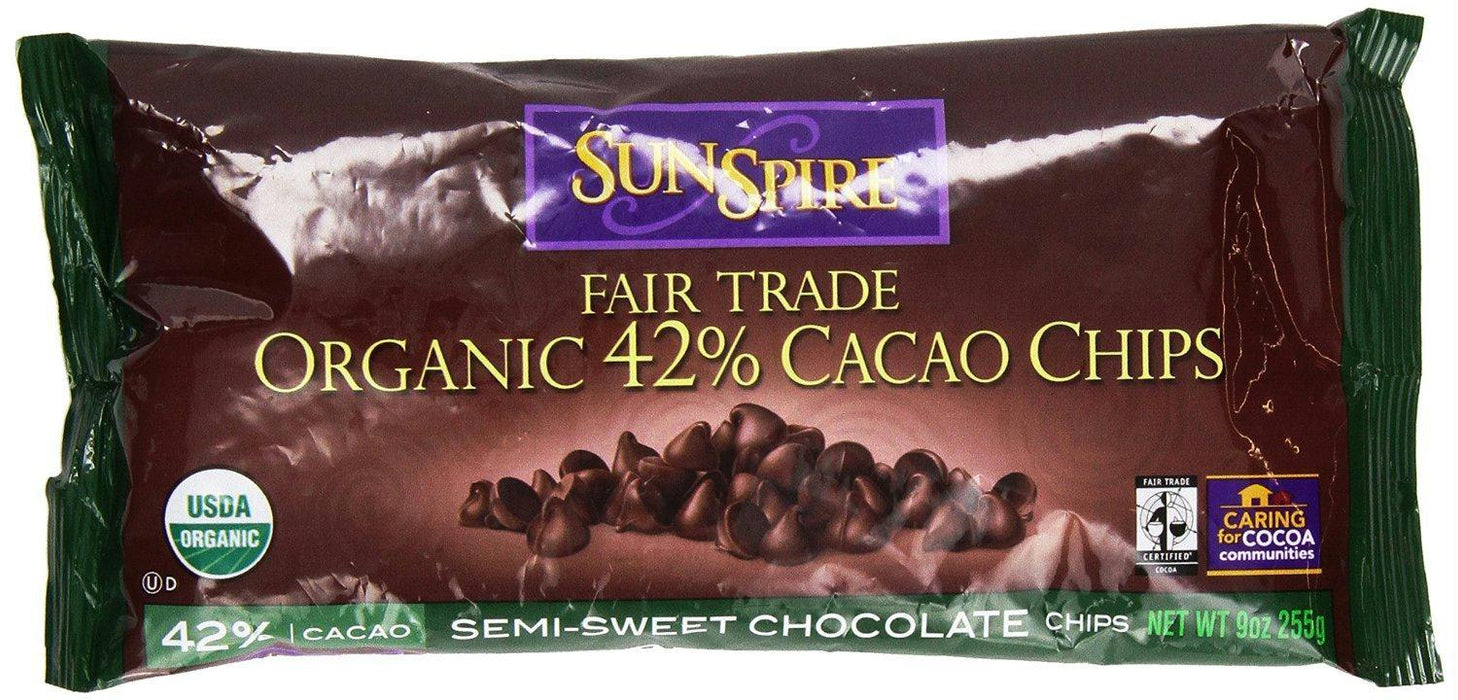 Sunspire: Organic Semi-sweet Chocolate Chips, 9 Oz