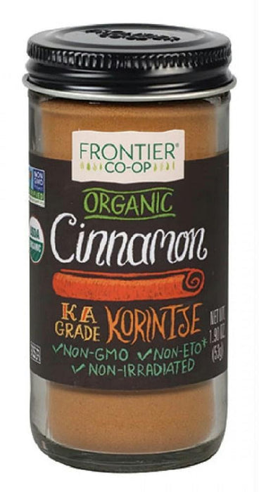 Frontier Natural Products: Organic Cinnamon Ground, 1.9 Oz