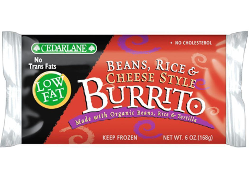 Cedarlane: Low Fat Beans, Rice And Cheese Style Burrito, 6 Oz