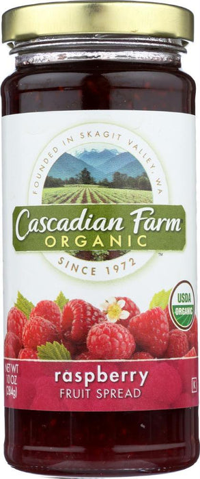 Cascadian Farms: Raspberry Fruit Spread, 10 Oz