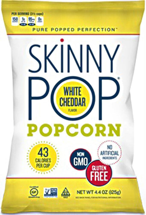 Skinny Pop: White Cheddar Flavor Popcorn, 4.4 Oz