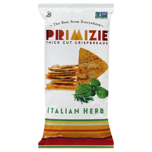 Primizie Snacks: Thick Cut Crispbreads Classic Italian 7-herb Blend, 6.5 Oz