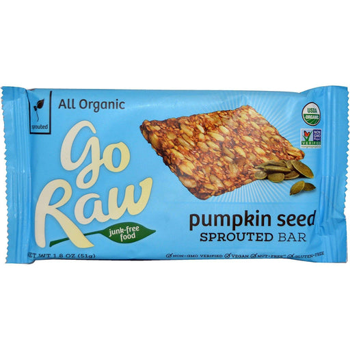 Go Raw: Organic Pumpkin Sprouted Bar, 1.8 Oz