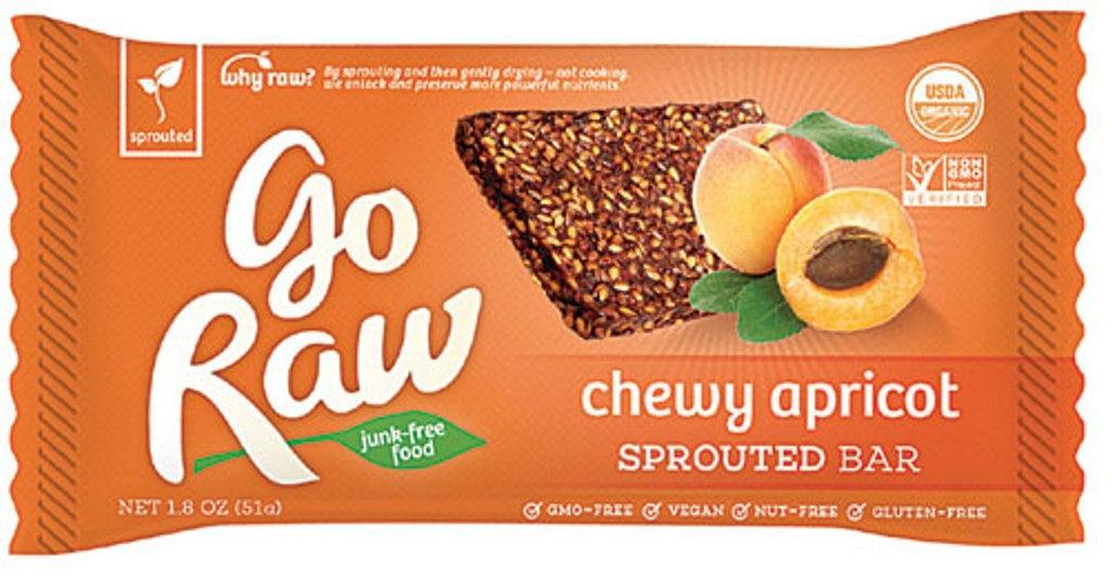 Go Raw:  Organic Sprouted Bar Chewy Apricot, 1.8 Oz