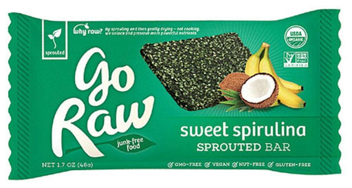 Go Raw:  Organic Sprouted Bar Sweet Spirulina, 1.7 Oz