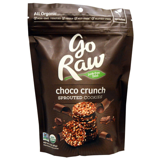 Go Raw: Organic Choco Crunch Sprouted Cookies, 3 Oz