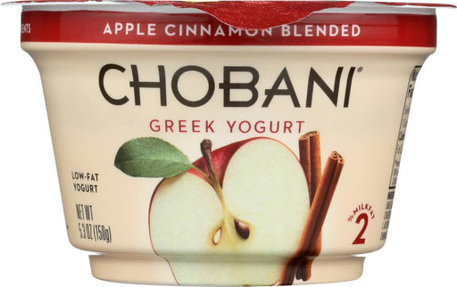 Chobani: Yogurt Greek Non Fat Apple Cinnamon (5.300 Oz)