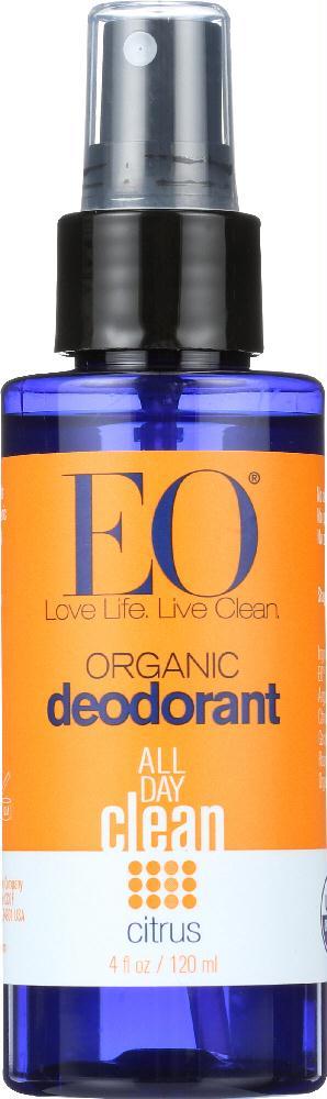 Eo Products: Organic Deodorant Spray Citrus, 4 Oz