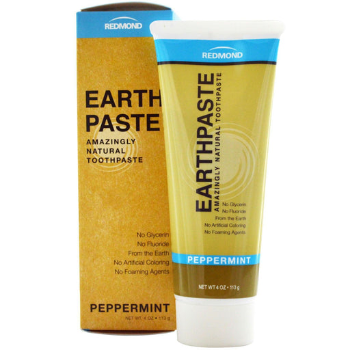 Redmond: Earthpaste Natural Toothpaste Peppermint, 4 Oz