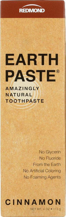 Redmond: Earthpaste Natural Toothpaste Cinnamon, 4 Oz