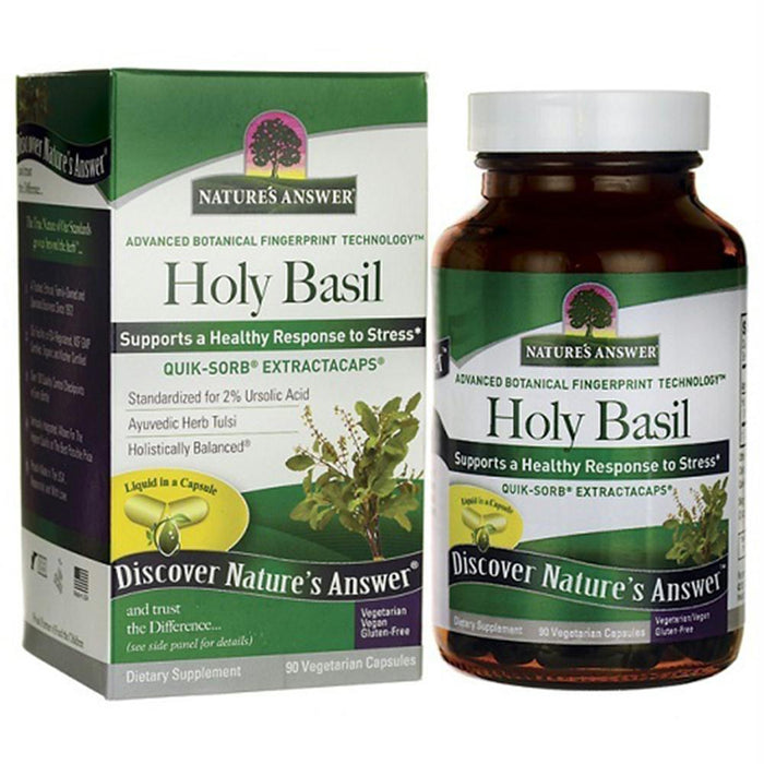 Natures Answer: Holy Basil, 90 Vegetarian Capsules