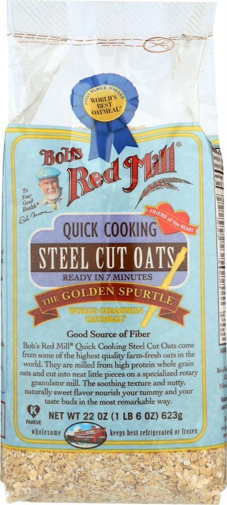 Bobs Red Mill: Quick Cooking Oats Steel Cut (22.000 Oz)