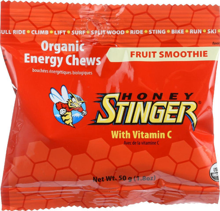 Honey Stinger: Organic Energy Chews Fruit Smoothie, 1.8 Oz