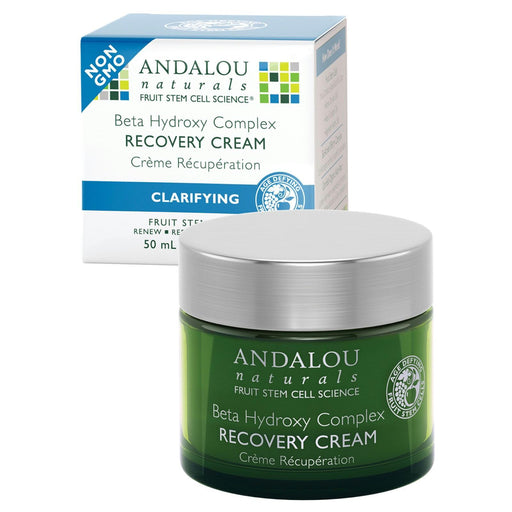 Andalou Naturals: Clarifying Clear Overnight Recovery Cream, Non Gmo, Paraben Free, 1.7 Oz