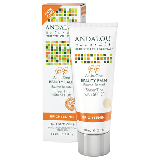 Andalou Naturals: Beauty Balm Sheer Tint With Spf 30 Brightening, 2 Oz