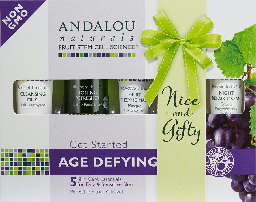 Andalou Naturals: Get Started Age Defying Skin Care Essentials, 5 Piece Kit