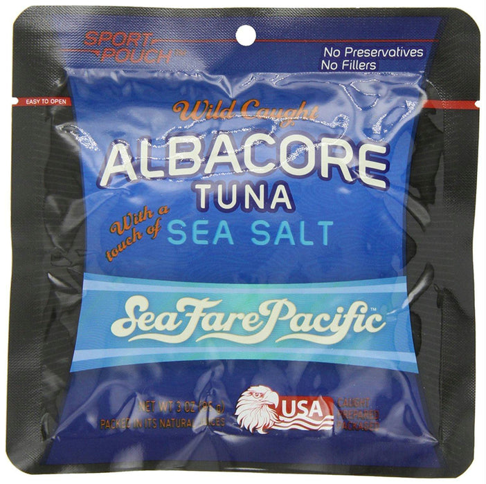 Sea Fare Pacific: Wild Caught Albacore Tuna Sea Salt, 3 Oz