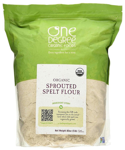 One Degree: Organic Sprouted Spelt Flour, 80 Oz