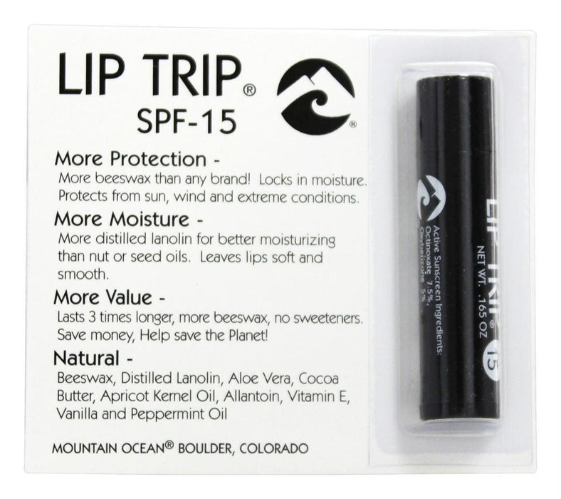 Mountain Ocean: Lip Trip Spf-15, 0.165 Oz