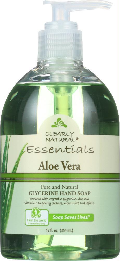 Clearly Natural: Essentials, Glycerine Hand Soap, Aloe Vera, 12 Fl Oz (354 Ml)