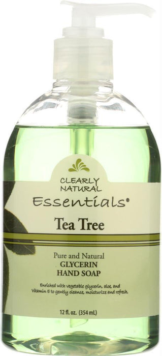 Clearly Natural: Liquid Glycerin Hand Soap Tea Tree, 12 Oz