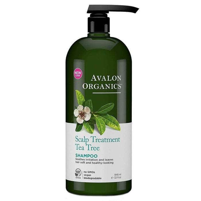 Avalon Organics: Shampoo Tea Tree, 32 Oz