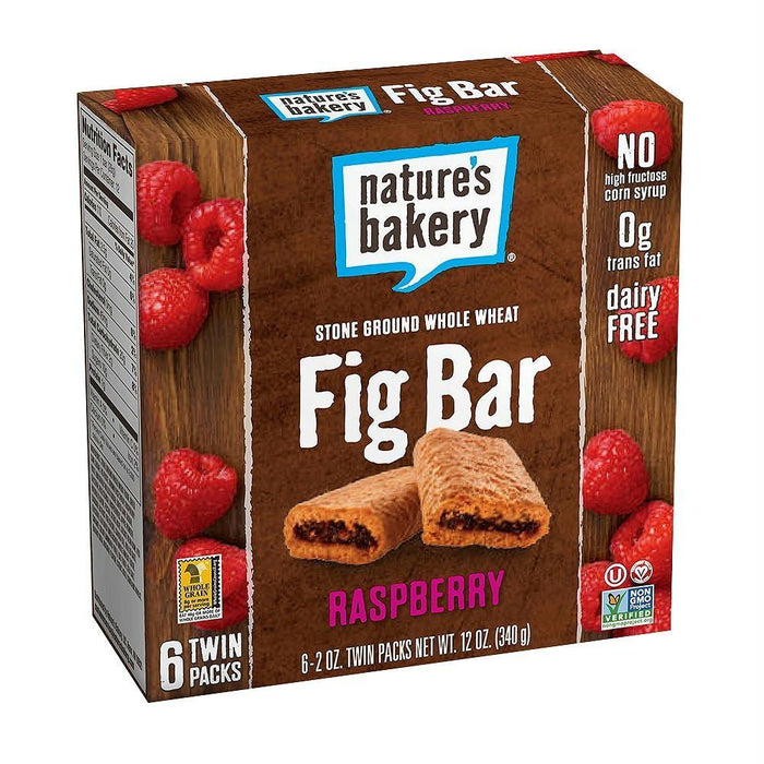 Nature's Bakery: Stone Ground Whole Wheat Raspberry Fig Bar, 12 Oz