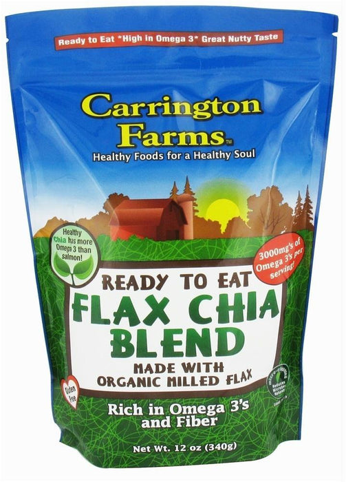 Carrington Farms: Ready To Eat Flax Chia Blend, 12 Oz