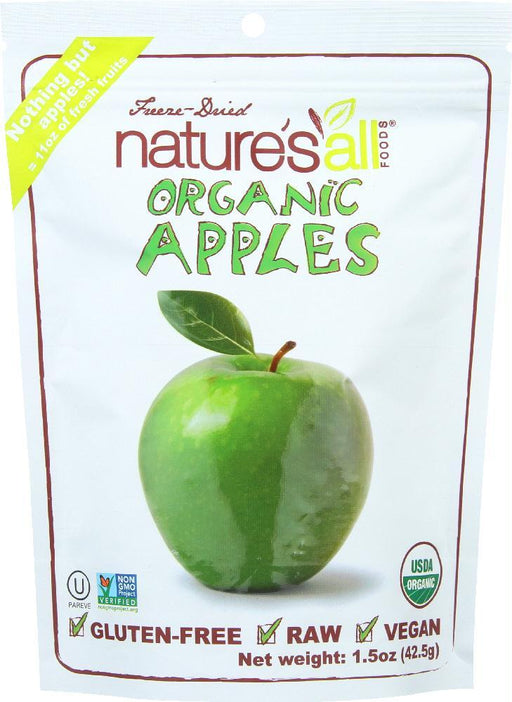 Nature's All: Organic Freeze Dried Apples, 1.5 Oz