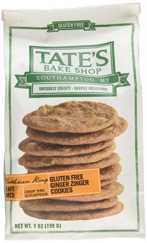 Tate's Bake Shop: Gluten Free Ginger Zinger Cookies, 7 Oz