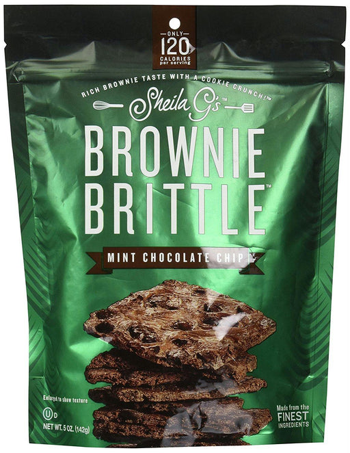 Sheila G's: Brownie Brittle Mint Chocolate Chip, 5 Oz