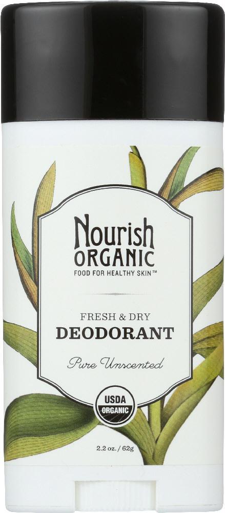 Nourish: Organic Fresh & Dry Deodorant Pure Unscented, 2.2 Oz