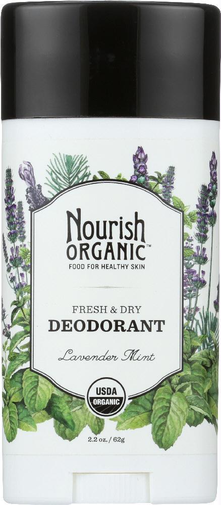 Nourish: Organic Fresh & Dry Deodorant Lavender Mint, 2.2 Oz