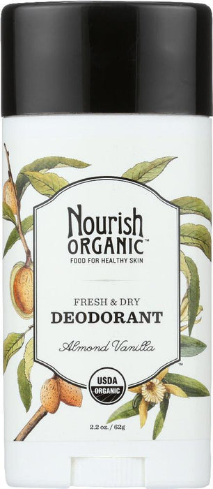 Nourish: Organic Fresh & Dry Deodorant Almond Vanilla, 2.2 Oz