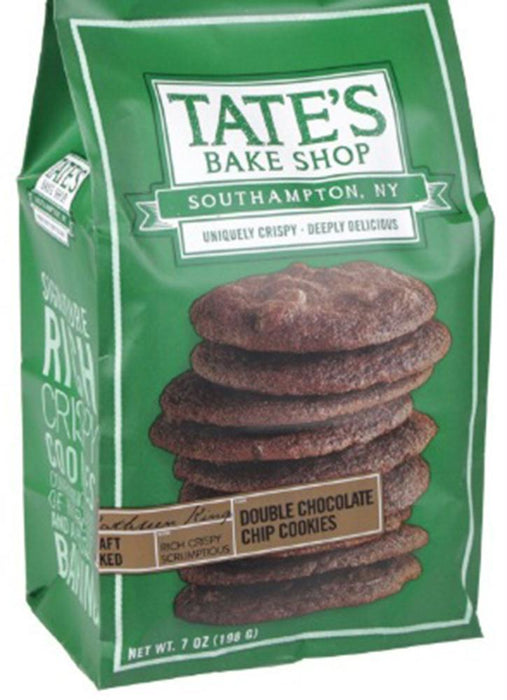 Tate's Bake Shop Double Chocolate Chip Cookies, 7 Oz