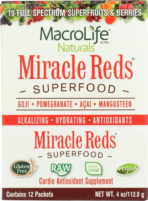 Macrolife Naturals: Macro Red 12 Packets 1 Gram, 4 Oz