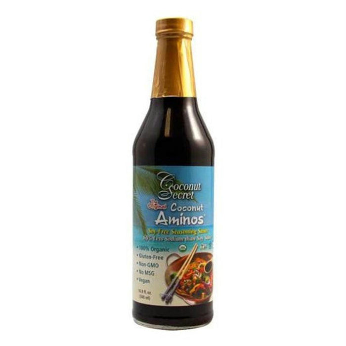 Coconut Secret: Coconut Aminos Soy Free Seasoning Sauce, 16.9 Oz