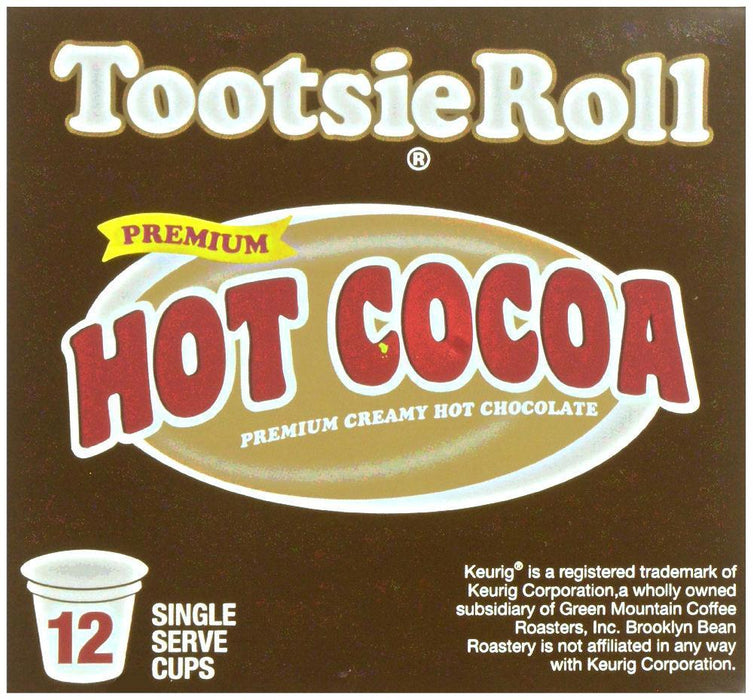 Tootsie Roll: Single Serve Hot Cocoa Pod, 12 Count