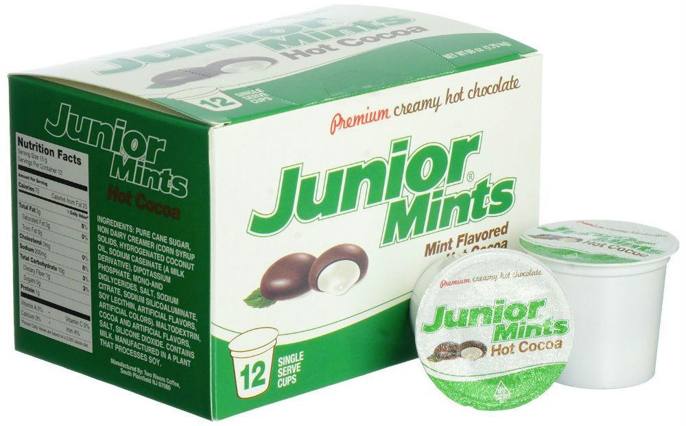 Tootsie Roll: Junior Mints Single Serve Hot Cocoa Pod, 12 Count