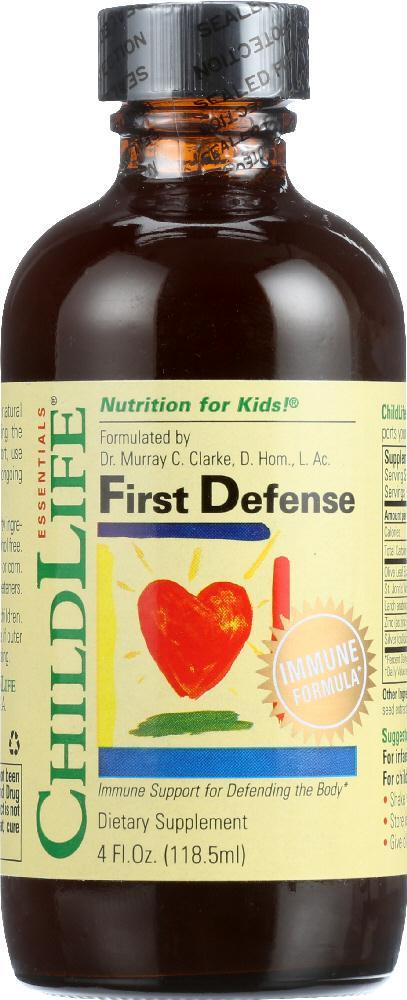 Childlife Essentials: First Defense Immune Formula, 4 Oz