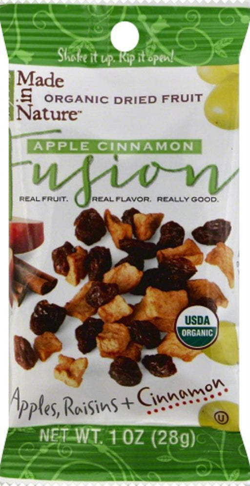 Made In Nature: Apple Cinnamon Fusion Organic, 1 Oz