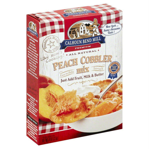 Calhoun Bend Mill: All Natural Peach Cobbler Mix, 8 Oz