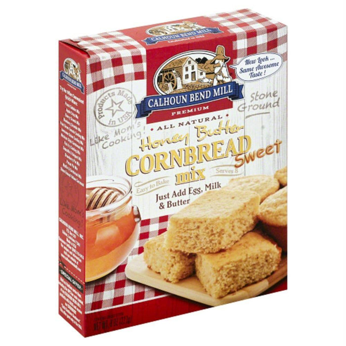 Calhoun Bend Mill: Cornbread Mix Honey Butter, 8 Oz