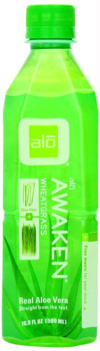 Alo: Juice Wheatgrass Awaken Pulp Free, 16.9 Oz