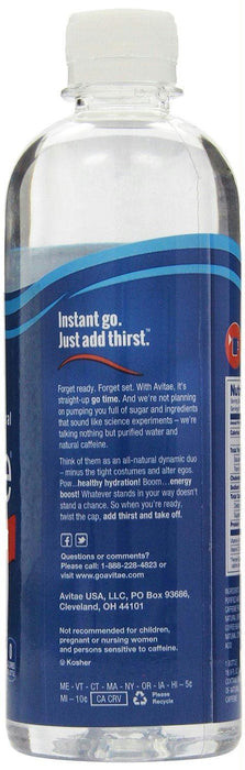 Avitae: Cafeinated Water Unflavored, 16.9 Oz