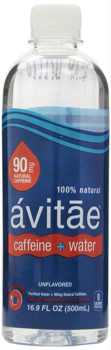 Avitae: Cafeinated Water Unflavored, 16.9 Oz